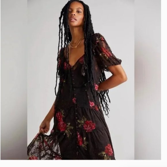 Free People Hollis Dress XS NWT - Picture 2 of 4